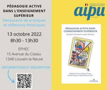image invitation événement 13 octobre 2022 AIPU Belgique