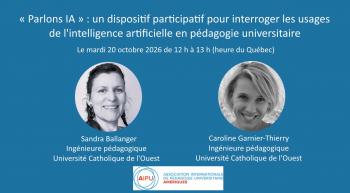 Photos des intervenantes