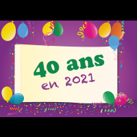 40 ans en 2021