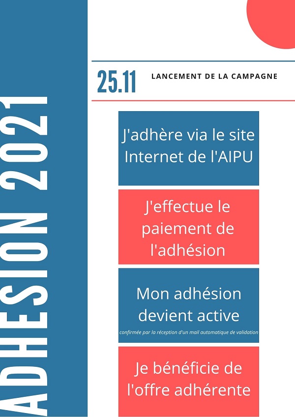 AIPU France campagne d'adhésion 2021